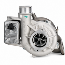 Load image into Gallery viewer, BorgWarner 84mm Duramax L5P turbo upgrade with forged compressor wheel and dual ceramic ball bearings