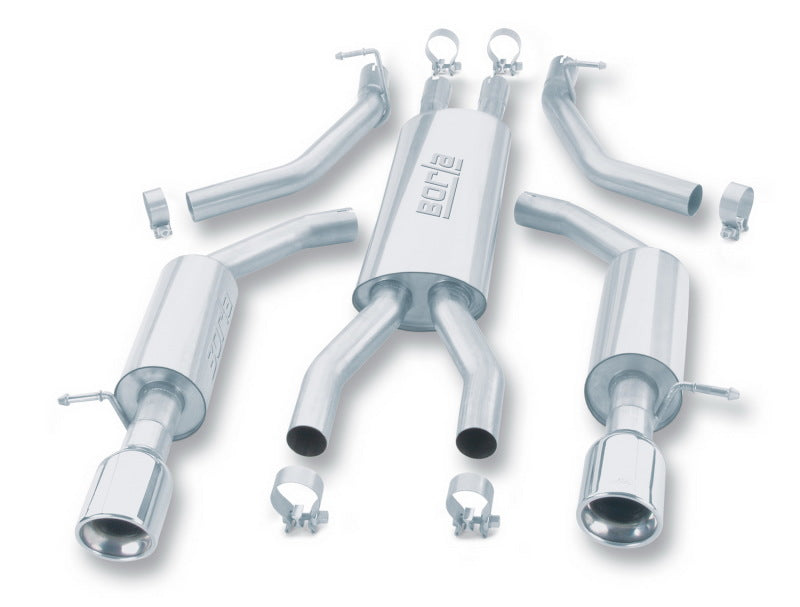 Borla 03 Thunderbird 3.9L V8 AT RWD 2 DR Catback Exhaust-Borla-BOR140081