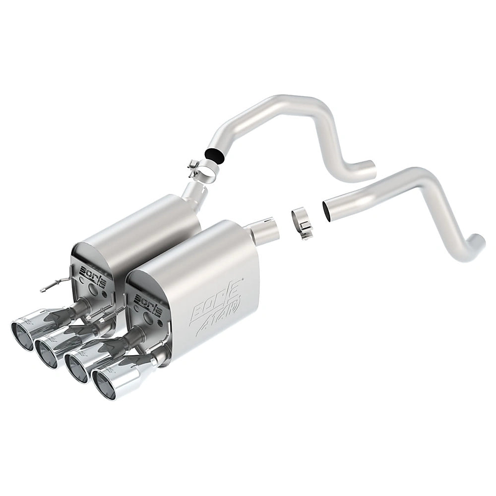 Borla 05-08 Chevrolet Corvette Coupe/Conv 6.0L/6.2L 8cyl Aggressive ATAK Exhaust (rear section only) - Borla 11816