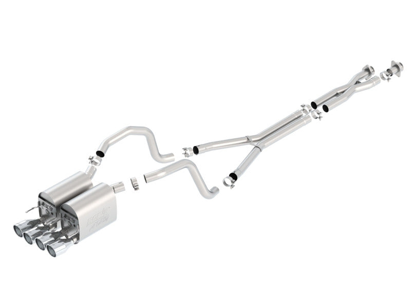 Borla 05-08 Chevrolet Corvette Coupe/Convertible 2dr 6.2L 8cyl AT/MT 6spd ATAK SS Catback Exhaust-Borla-BOR140453