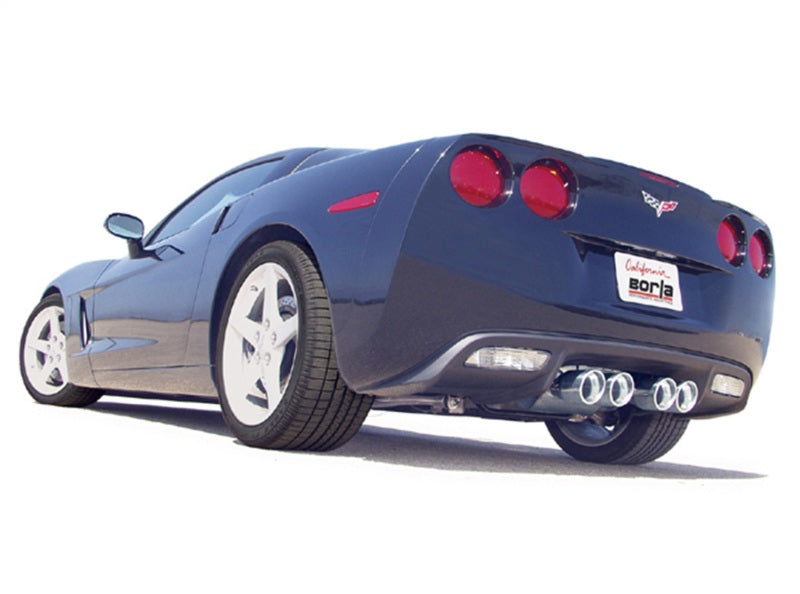 Borla 05-08 Chevrolet Corvette Coupe/Convertible 2dr 6.2L 8cyl AT/MT 6spd ATAK SS Catback Exhaust - Black Ops Auto Works