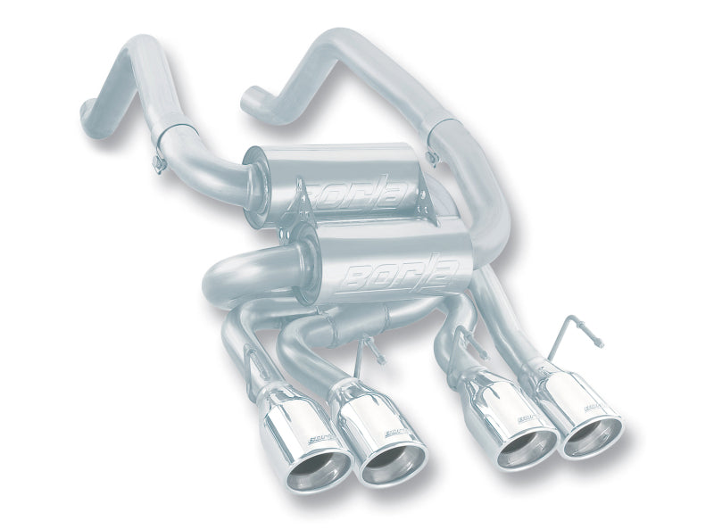 Borla 05-08 Corvette Convertible/Coupe 6.0L/6.2L 8cyl SS S-Type Exhaust (REAR SECTION ONLY)-Borla-BOR11744