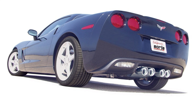 Borla 05-08 Corvette Coupe/Conv 6.0L/6.2L 8cyl 6spd RWD Touring SS Exhaust (rear section only)-Borla-BOR11814