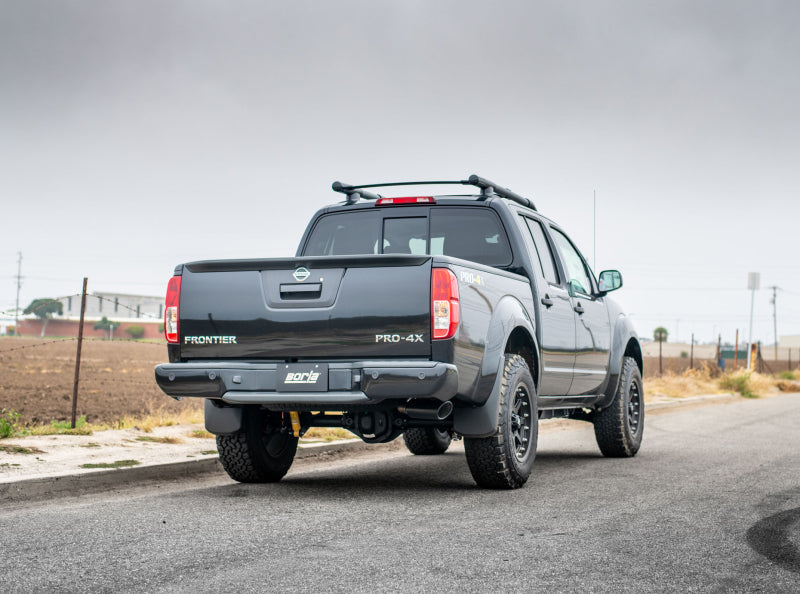 Borla 05-19 Nissan Frontier 4.0L V6 AT/MT Regular Cab S-type Exhaust (2wd/4wd) - Black Chrome Tip-Borla-BOR140802BC
