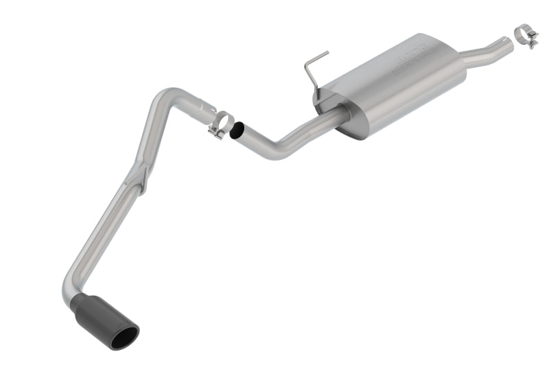 Borla 05-19 Nissan Frontier 4.0L V6 AT/MT Regular Cab S-type Exhaust (2wd/4wd) - Black Chrome Tip-Borla-BOR140802BC
