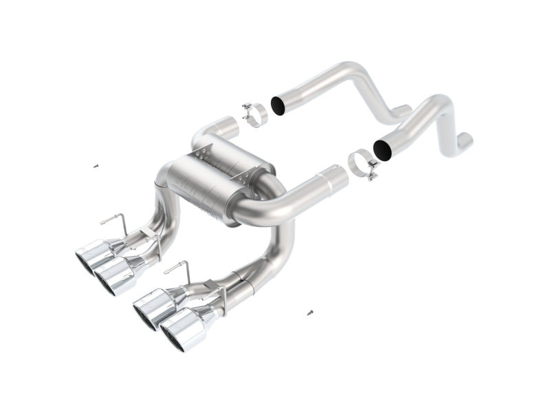 Borla 06-12 Chevrolet Corvette Z06/ZR1 6.2L/7.0L 8cyl Aggressive ATAK Exhaust (rear section only)-Borla-BOR11822