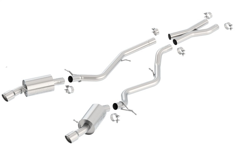 Borla 07-08 BMW 335i coupe/sedan aggressive catback exhaust system-Borla-BOR140276