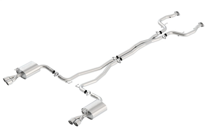 Borla 08-09 Pontiac G8/GT 6.0L 8cyl SS Catback Exhaust w/ X Pipe-Borla-BOR140287