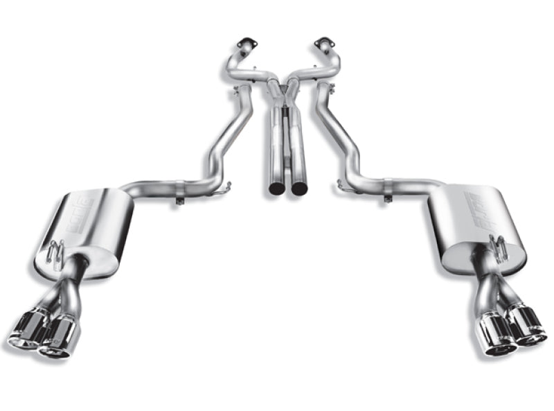 Borla 08-09 Pontiac G8/GT 6.0L 8cyl SS Catback Exhaust w/ X Pipe-Borla-BOR140287