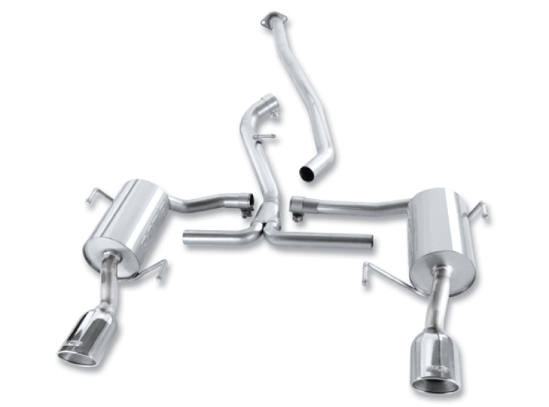 Borla 08-10 Subaru Impreza 2.5i Sedan 4DR SS Catback Exhaust-Borla-BOR140324