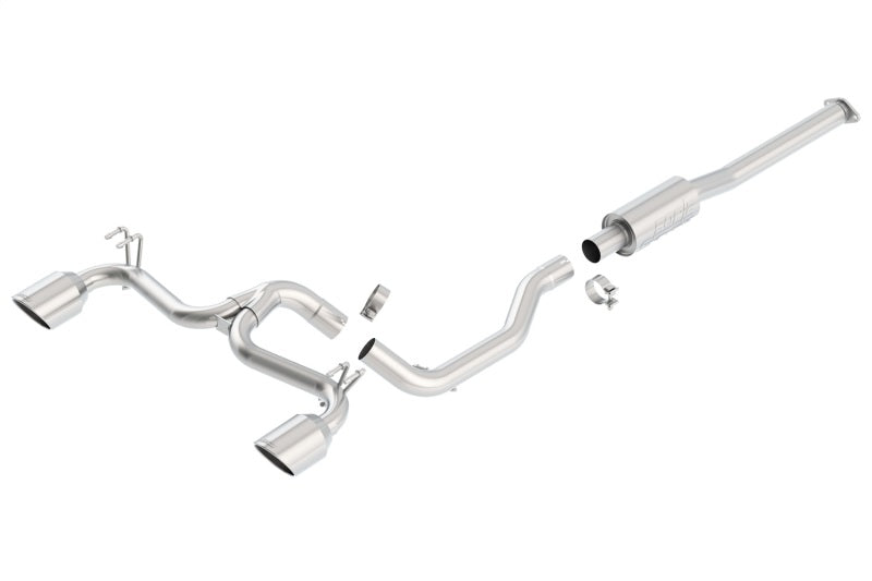Borla 08-14 Mitsubishi EVO X Catback Exhaust-Borla-BOR140285