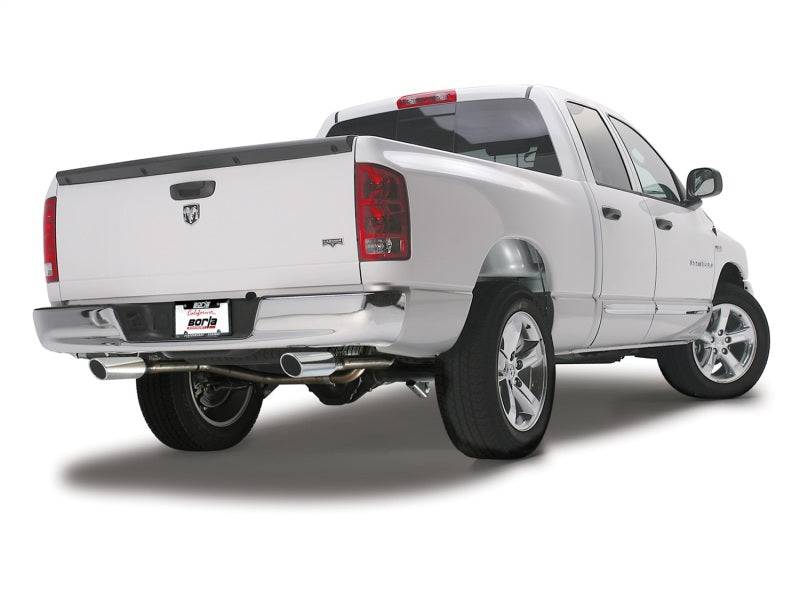 Borla 09-13 Dodge RAM 1500 5.7L CC/SB w/Fact Sngl Exh C/B 3x2.5in Single Round Rolled Split Rear-Borla-BOR140308
