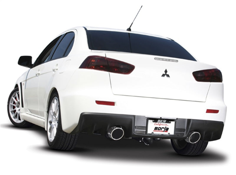 Borla 09-15 Mitsubishi Lancer Ralliart 2.0L 4cyl MT 6spd AWD Catback Exhaust-Borla-BOR140334