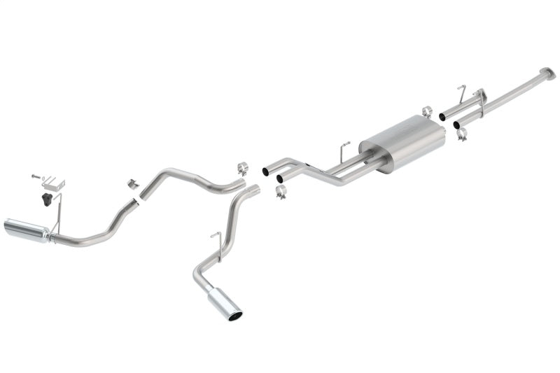 Borla 09-15 Toyota Tundra 4.6L / 5.7L V8 Crew Max / Double Cab SS Dual Split Catback Exhaust-Borla-BOR140332