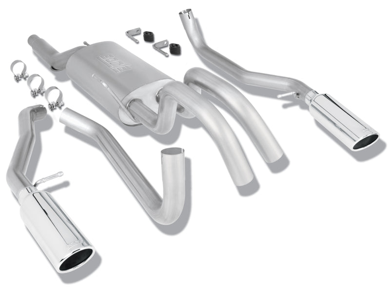 Borla 09 Ford F-150 Stainless Steel Touring Style Catback Exhaust-Borla-BOR140291