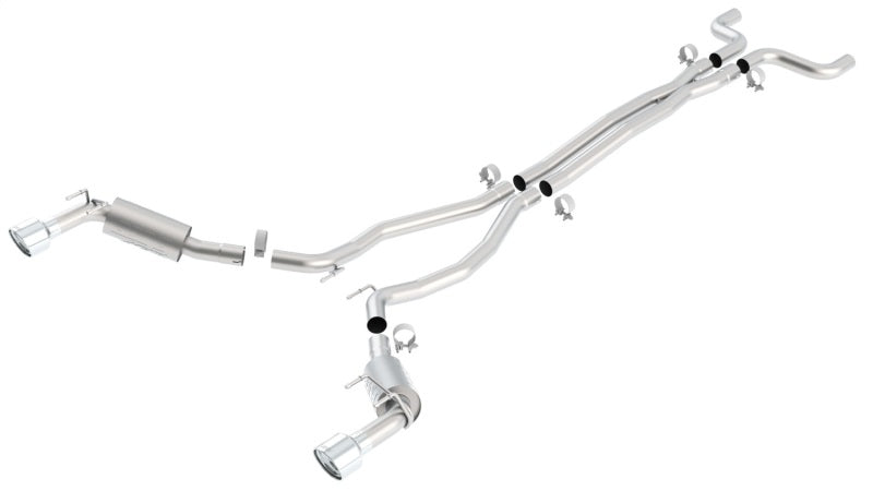 Borla 10-13 Chevy Camaro SS 6.2L 8cyl Aggressive Catback Exhaust-Borla-BOR140356