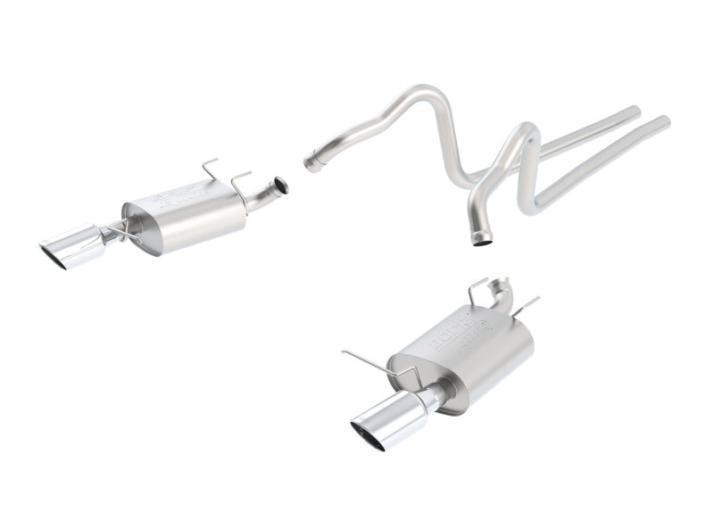 Borla 11-12 Ford Mustang 3.7L AT/MT RWD 2dr ATAK SS Catback Exhaust-Borla-BOR140398