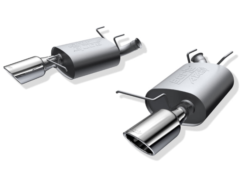 Borla 11-14 Ford Mustang 3.7L 6cyl Aggressive ATAK Exhaust (rear section only)-Borla-BOR11792