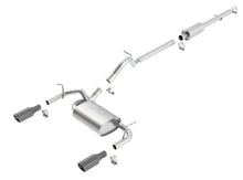 Load image into Gallery viewer, Borla 12-16 Jeep Wrangler 3.6L AT/MT 4DR 4WD S SQ RL AC SR 2.5in 2in TIP 3.5inx3.28in Black Chrome-Borla-BOR140459BC
