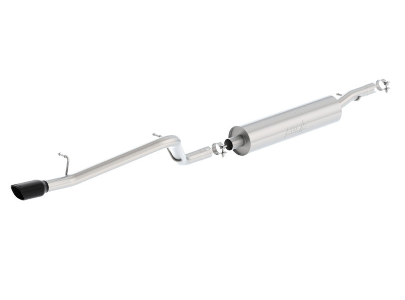 Borla 12-16 Jeep Wrangler V6 4WD Dirt Sport Cat-Back 2.5in Single Square Rolled Angle Cut Rear-Borla-BOR140479BC