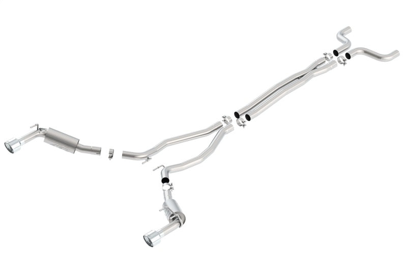 Borla 14-15 Chevy Camaro SS 6.2L V8 Single Split Rear Exit ATAK Catback Exhaust-Borla-BOR140532