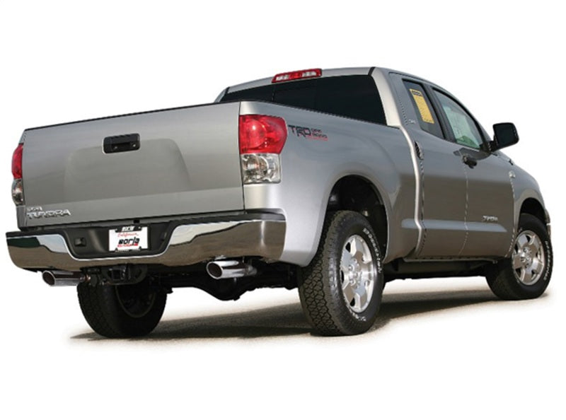 Borla 14-15 Toyota Tundra 4.6L/5.7L Crew Max SB DC SB Touring Cat Back Exhaust Dual Split Rear Exit-Borla-BOR140638
