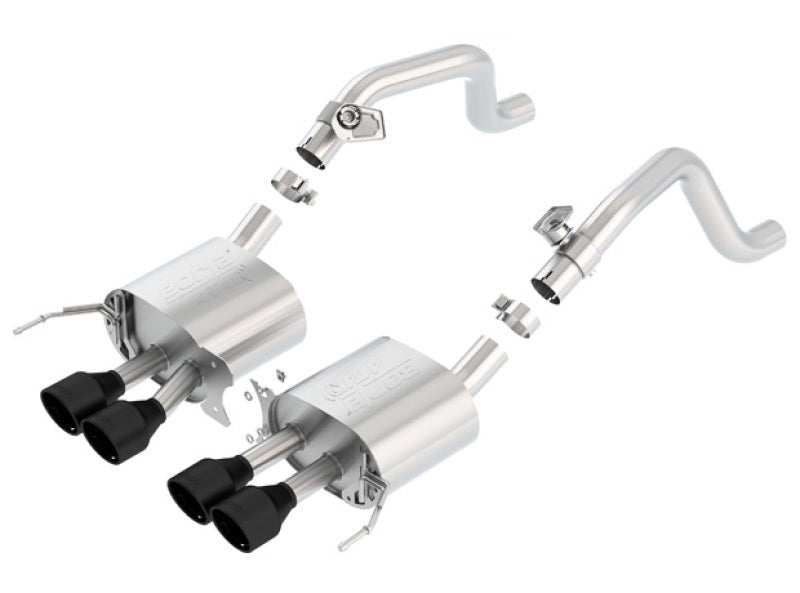 Borla 14-17 C7 Corvette Stingray Axle-Back ATAK Exhaust 2.75in to Muffler Dual 2.0in Out 4.25in Tip-Borla-BOR11863CB