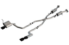 Load image into Gallery viewer, Borla 14-20 Jeep Grand Cherokee 3.6L V6 2/4WD 2.25in S-Type Cat-back - Black Chrome-Borla-BOR140835BC