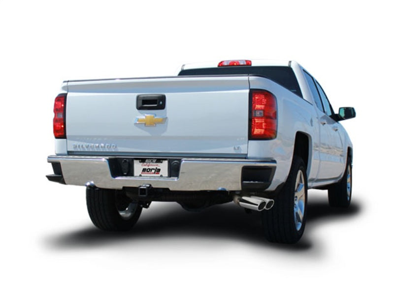 Borla 14 Silv/Sierra 1500 EC Std/CC Short 143.5in WB ATAK Dual Rolled Side Exit Cat-Back Exhaust-Borla-BOR140577