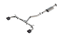 Load image into Gallery viewer, Borla 140910CFBA ATAK cat-back exhaust with muffler, Y-pipe, tailpipes, clamps and carbon-fiber tips