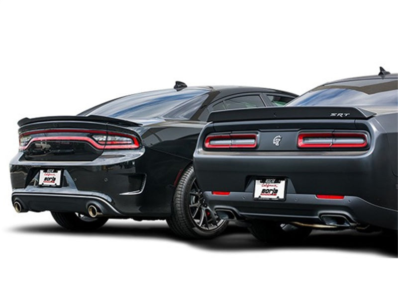 Borla 15-16 Dodge Challenger Hellcat 6.2L V8 ATAK w/ Valve Simulator CB Exhaust Factory Valance-Borla-BOR140648