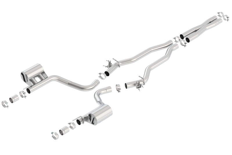 Borla 15-16 Dodge Challenger Hellcat 6.2L V8 ATAK w/ Valve Simulator CB Exhaust Factory Valance-Borla-BOR140648
