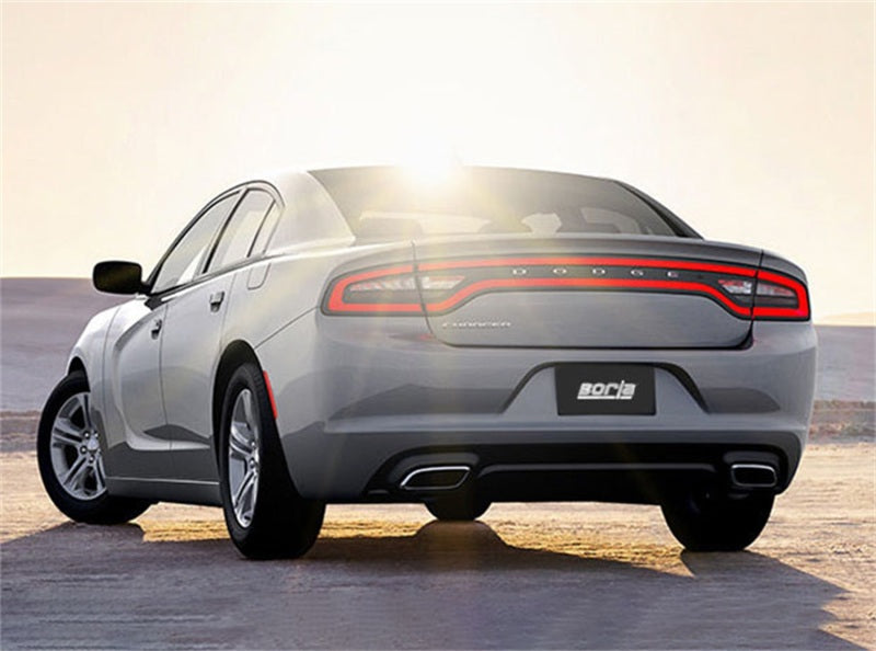 Borla 15-16 Dodge Charger 3.6L V6 ATAK Cat Back Exhaust (Uses Factory Valence)-Borla-BOR140686