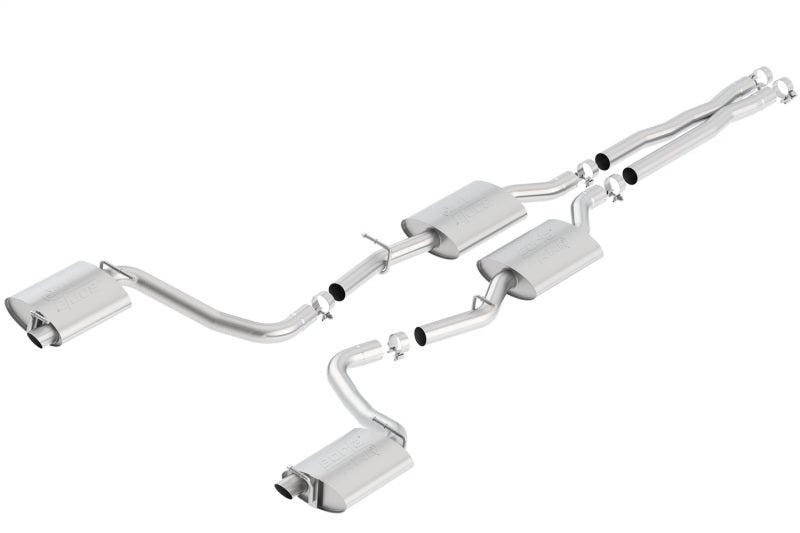 Borla 15-16 Dodge Charger R/T 5.7L No Tip Use Factory Valence Single Split Rear Exit ATAK Exhaust-Borla-BOR140637