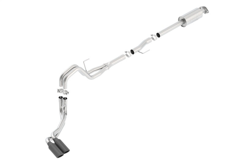 Borla 15-16 Ford F-150 3.5L EcoBoost Ext. Cab Std. Bed Black Chrome CB Exhaust ATAK Truck Side Exit-Borla-BOR140619BC
