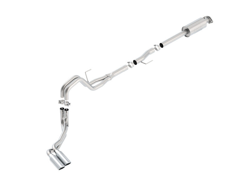 Borla 15-16 Ford F-150 3.5L EcoBoost Ext. Cab Std. Bed Catback Exhaust ATAK Truck Side Exit-Borla-BOR140619