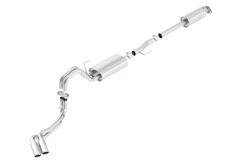 Borla 15-16 Ford F-150 3.5L EcoBoost Ext. Cab Std. Bed Catback Exhaust Touring Truck Side Exit-Borla-BOR140617