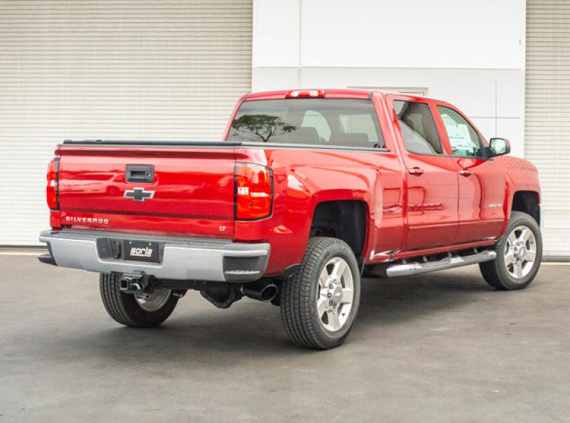Borla 15-19 Chevy Silverado 2500 6.0L CC/STD Bed/153.7in WB S-Type Catback Exhaust Black Chrome Tip-Borla-BOR140762BC