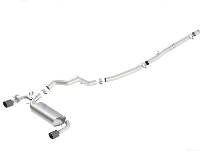 Borla 16-17 Focus RS Turbocharged 2.3L Single Split Exit ATAK Catback Exhaust-Borla-BOR140730CFBA