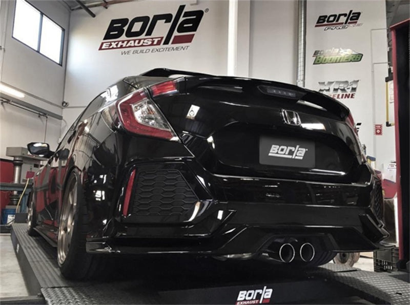 Borla 16-17 Honda Civic Sport 1.5L AT/MT Hatchback S-Type Catback Exhaust-Borla-BOR140739
