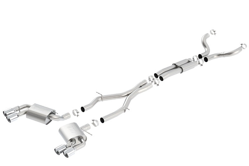 Borla 16-23 Camaro SS 6.2L Dual Tip Dual Split Rear Exit Dual Mode Catback Exhaust (NPP)-Borla-BOR140687