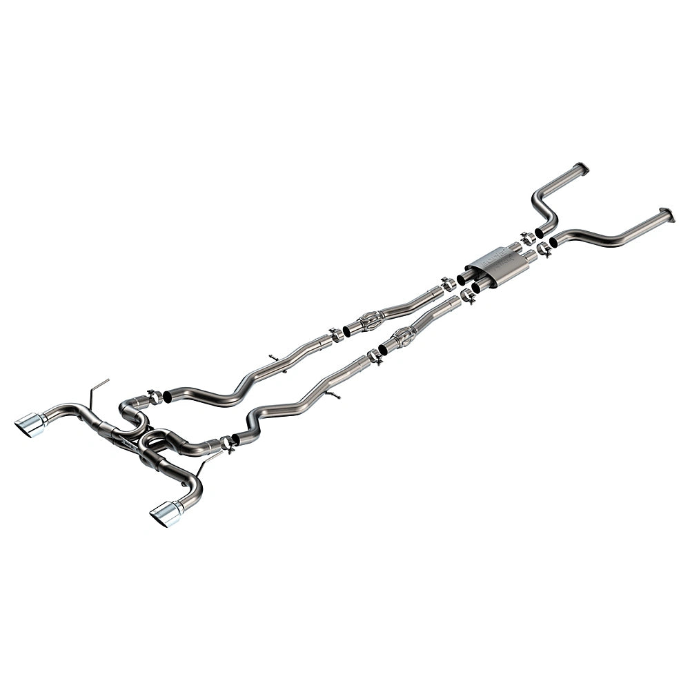 Borla 16-24 Infinity Q50 (Auto V6) ATAK Cat Back - 4.5in Chrome Tip - Borla 140978