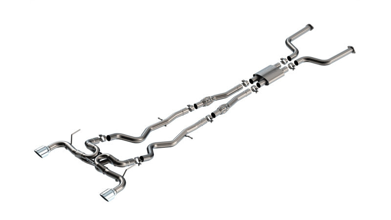 Borla 16-24 Infinity Q50 (Auto V6) ATAK Cat Back - 4.5in Chrome Tip-Borla-BOR140978