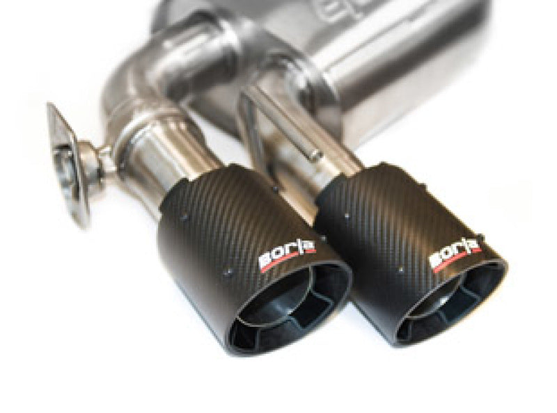 Borla 17-18 Chevrolet Camaro ZL1 6.2L V8 Atak Catback Exhaust w/ Dual Mode Valves CF Black Anod-Borla-BOR140727CFBA