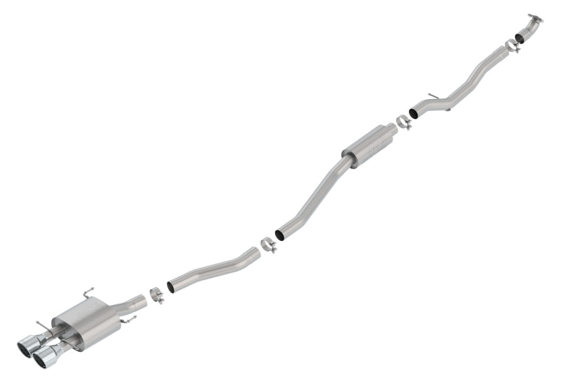 Borla 17-19 Honda Civic SI 1.5L Turbo MT S-Type 2.75in Cat-Back Exhaust-Borla-BOR140777