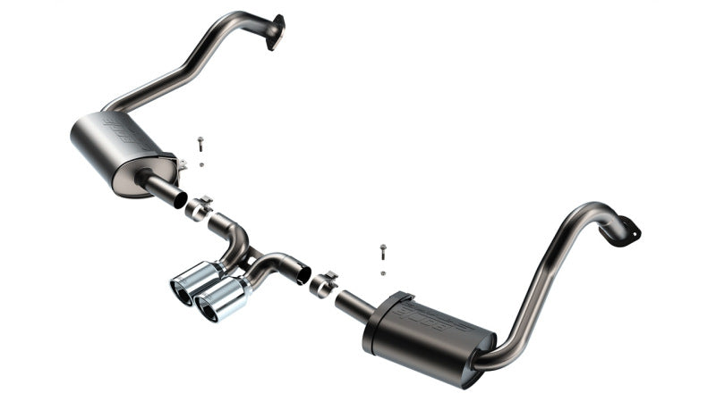 Borla 17-22 Porsche Cayman/Boxster 718 2.0L 4 Cyl. AT/MT RWD 2DR 2.25in S-Type Exhaust-Borla-BOR140817