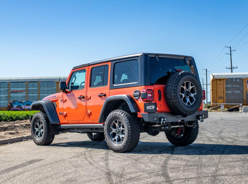 Borla 18-19 Jeep Wrangler JL/JLU 2.0L 4Cyl 2DR/4DR Axle Back Exhaust ATAK w/ 3.5in Tips-Borla-BOR11964