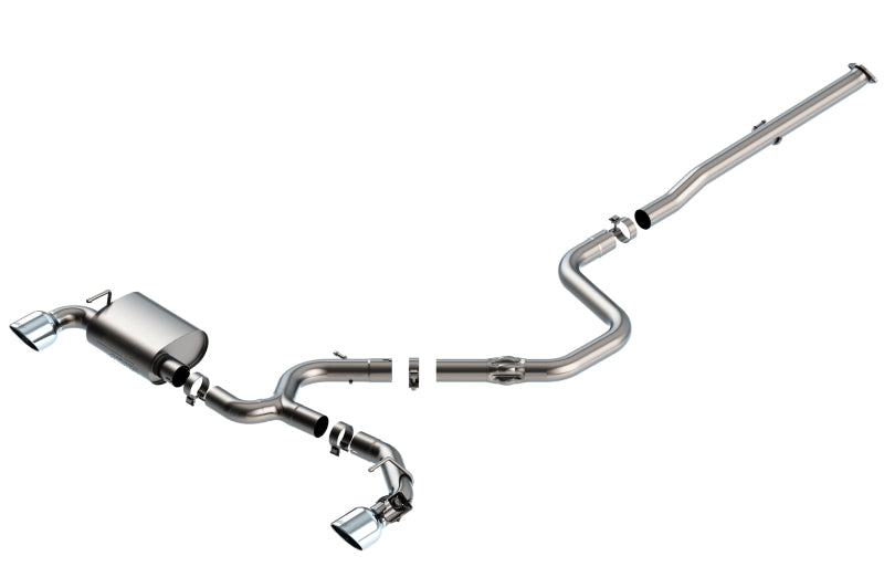 Borla 19-20 Hyundai Veloster N 2.0L I4 MT FWD 2DR 3in ATAK CatBack Exhaust w/ SS Tips-Borla-BOR140832