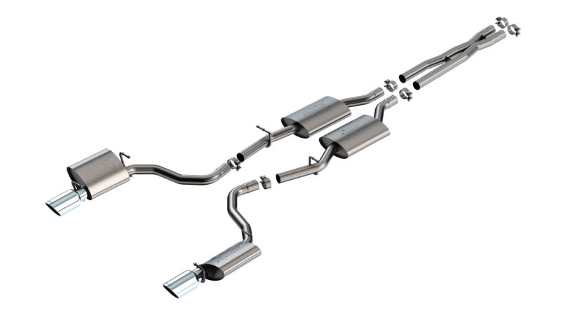 Borla 19-23 Dodge Charger GT 3.6L V6 RWD ATAK Catback Exhaust - Polished Tips-Borla-BOR140918