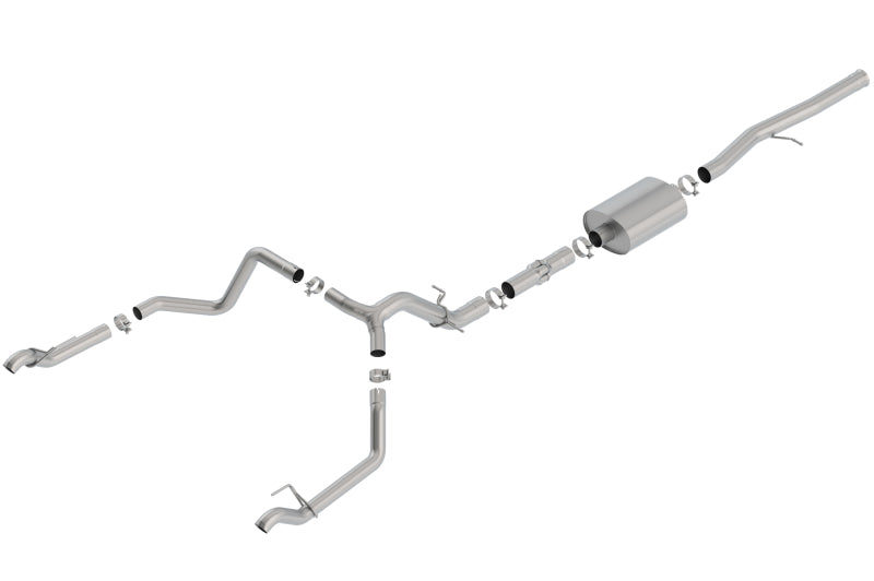 Borla 19 Chevrolet Silverado/GMC Sierra 1500 6.2L SS ATAK Catback Exhaust w/ Factory Tips-Borla-BOR140775